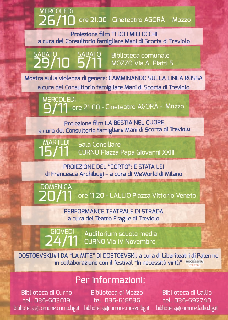 La linea rossa 2016 - programma