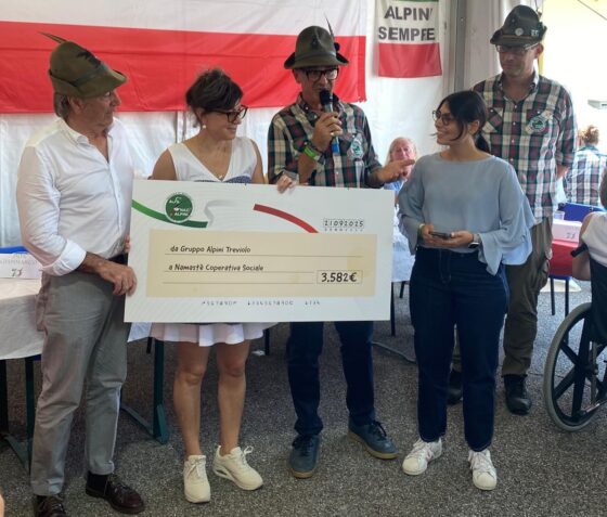 Un grande grazie agli Alpini di Treviolo